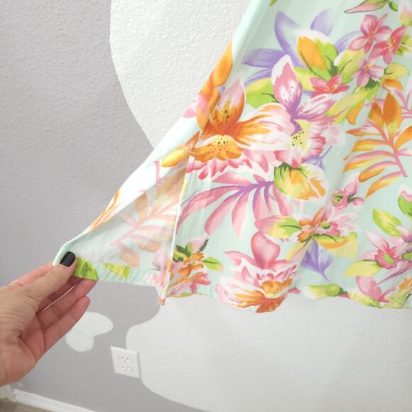 Jaclyn Smith Floral Skirt Womens 14 / 16 ALTERED Summer Midi Tea Length … - Picture 8 of 13